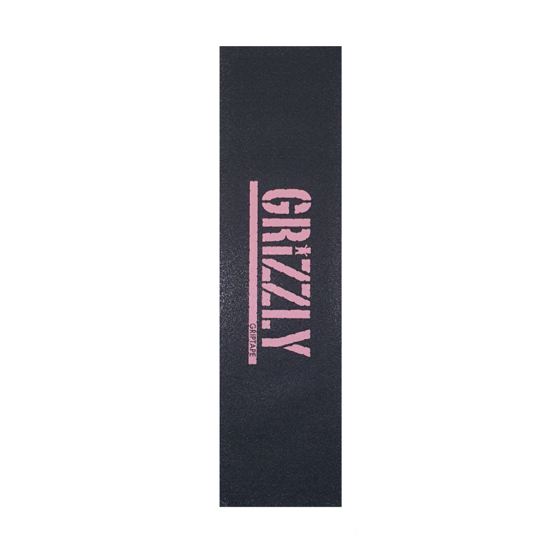 Grizzly Pink Stamp Skateboard Griptape