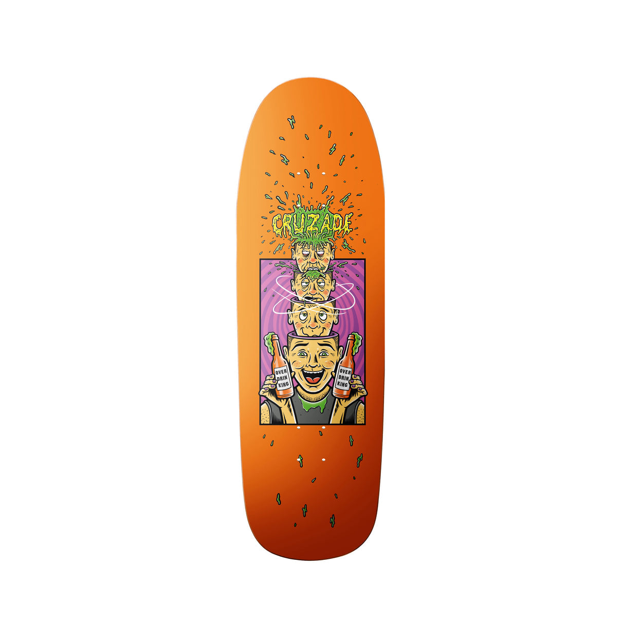 Cruzade Overdrinking 9.75" Skateboard Deck