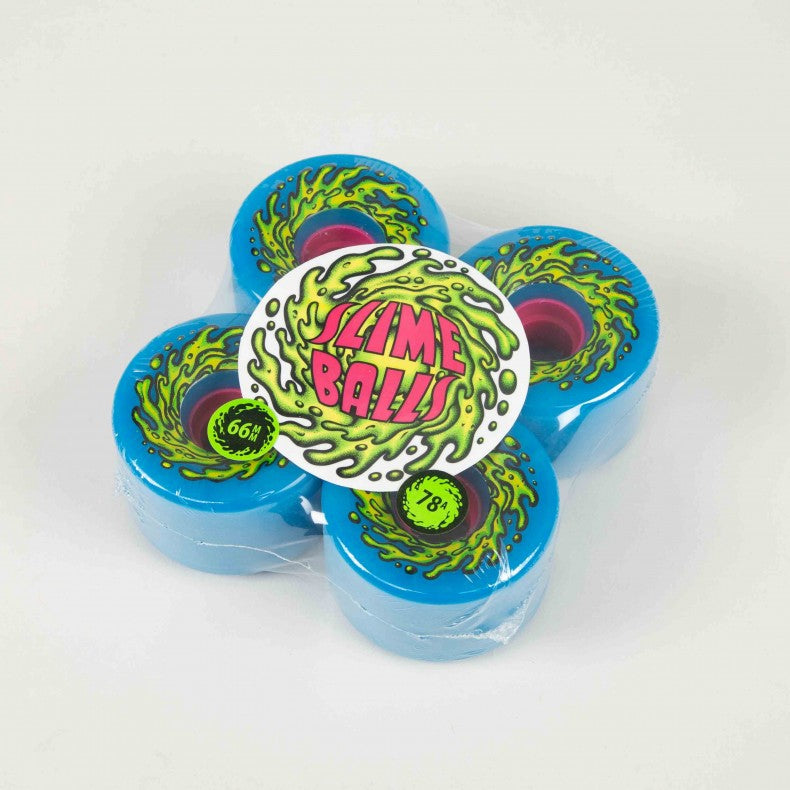 Slime Balls OG Slime Blue 66mm 78A Skateboard Wheels