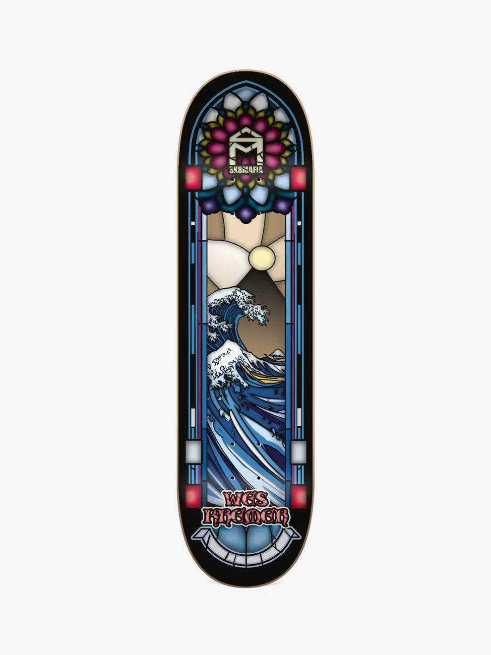 Sk8mafia Stained Glass Kremer 8.5" Skateboard Deck