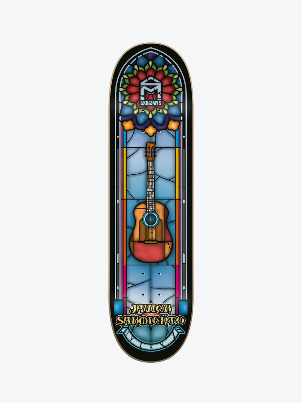 Sk8mafia Stained Glass Sarmiento 7.75" Skateboard Deck