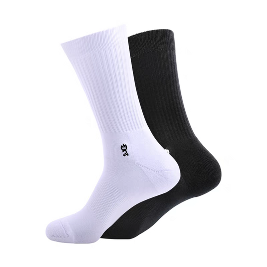 Goluck White/ Black Skate Socks