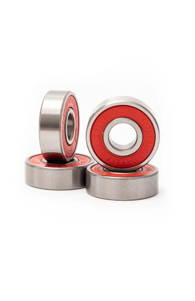 Uber Abec 9 Red Chrome Steel skateboard bearings - Custom Skateboard Builder - SkatebruhSG