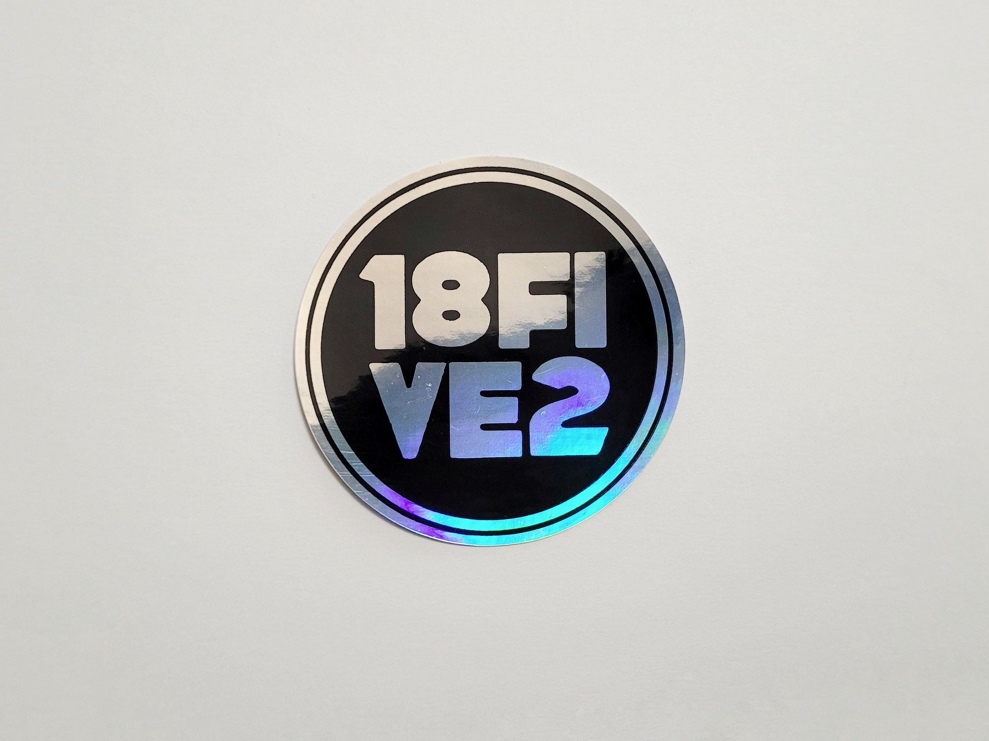 18five2 logo foil sticker - SkatebruhSG