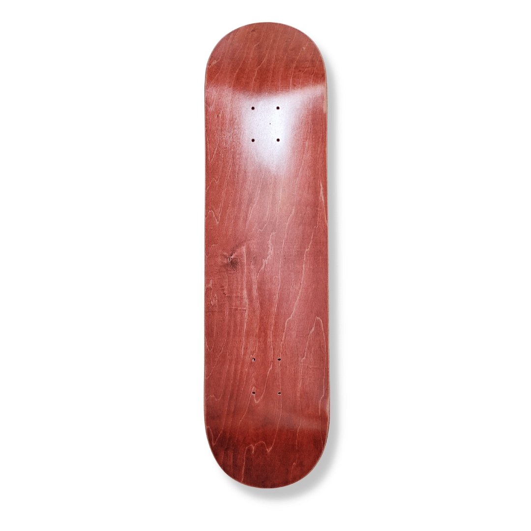18five2 Red 8.125" Skateboard Deck - Custom Skateboard Builder - SkatebruhSG