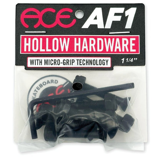 Ace 1 1/4" AF1 Hollow Bolts Skateboard Hardware - Custom Skateboard Builder - SkatebruhSG
