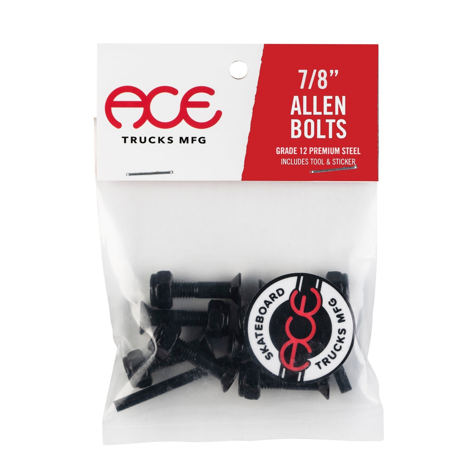 Ace 7/8" Allen Bolts Skateboard Hardware - SkatebruhSG