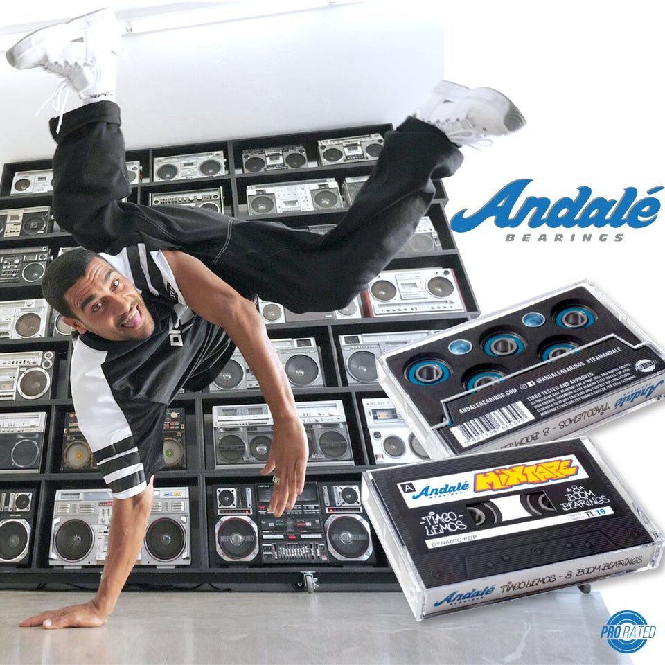 Andale Tiago Casset Case Skateboard Bearings - Custom Longboard Builder - SkatebruhSG