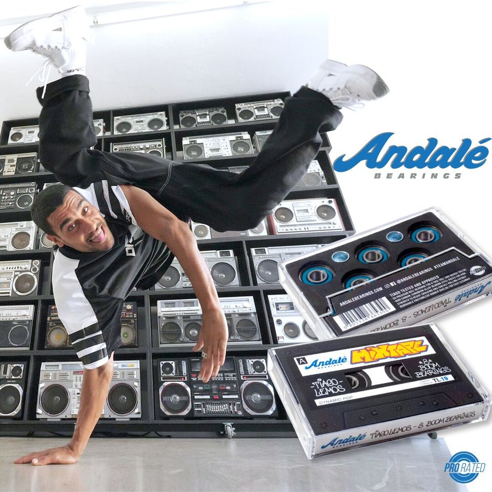 Andale Tiago Casset Case Skateboard Bearings - SkatebruhSG