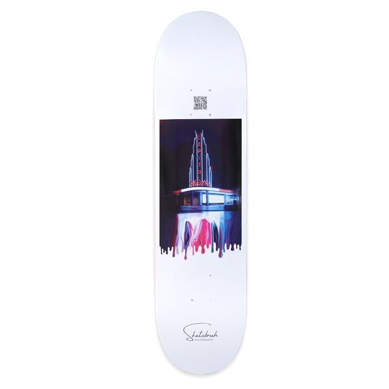 Skatebruh Capitol 8.0" skateboard deck - SkatebruhSG Singapore Skateshop