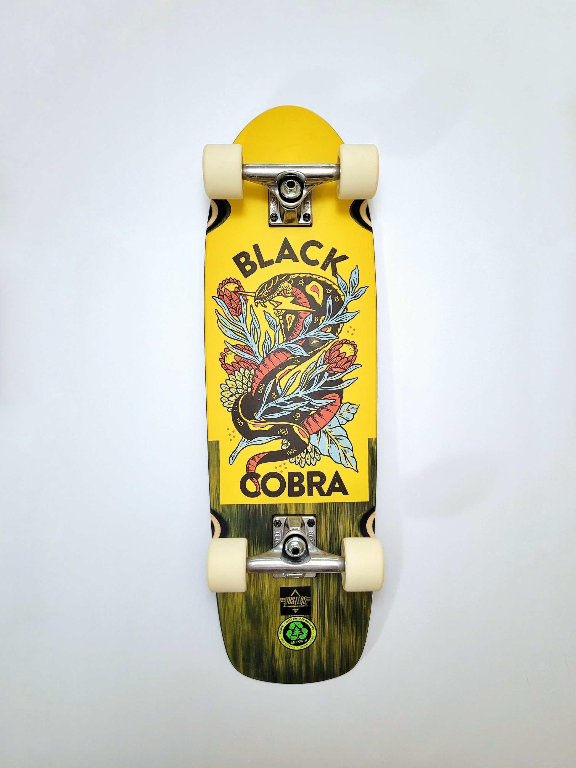 Dusters Black Cobra Cruiser board - SkatebruhSG
