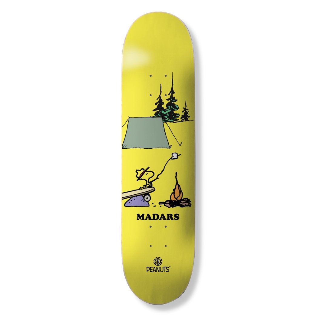 Element Madars Apse X Peanuts Skateboard deck - SkatebruhSG