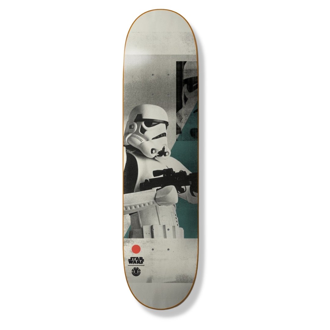 Element X Star Wars Stormtrooper Skateboard deck - Custom Skateboard Builder - SkatebruhSG