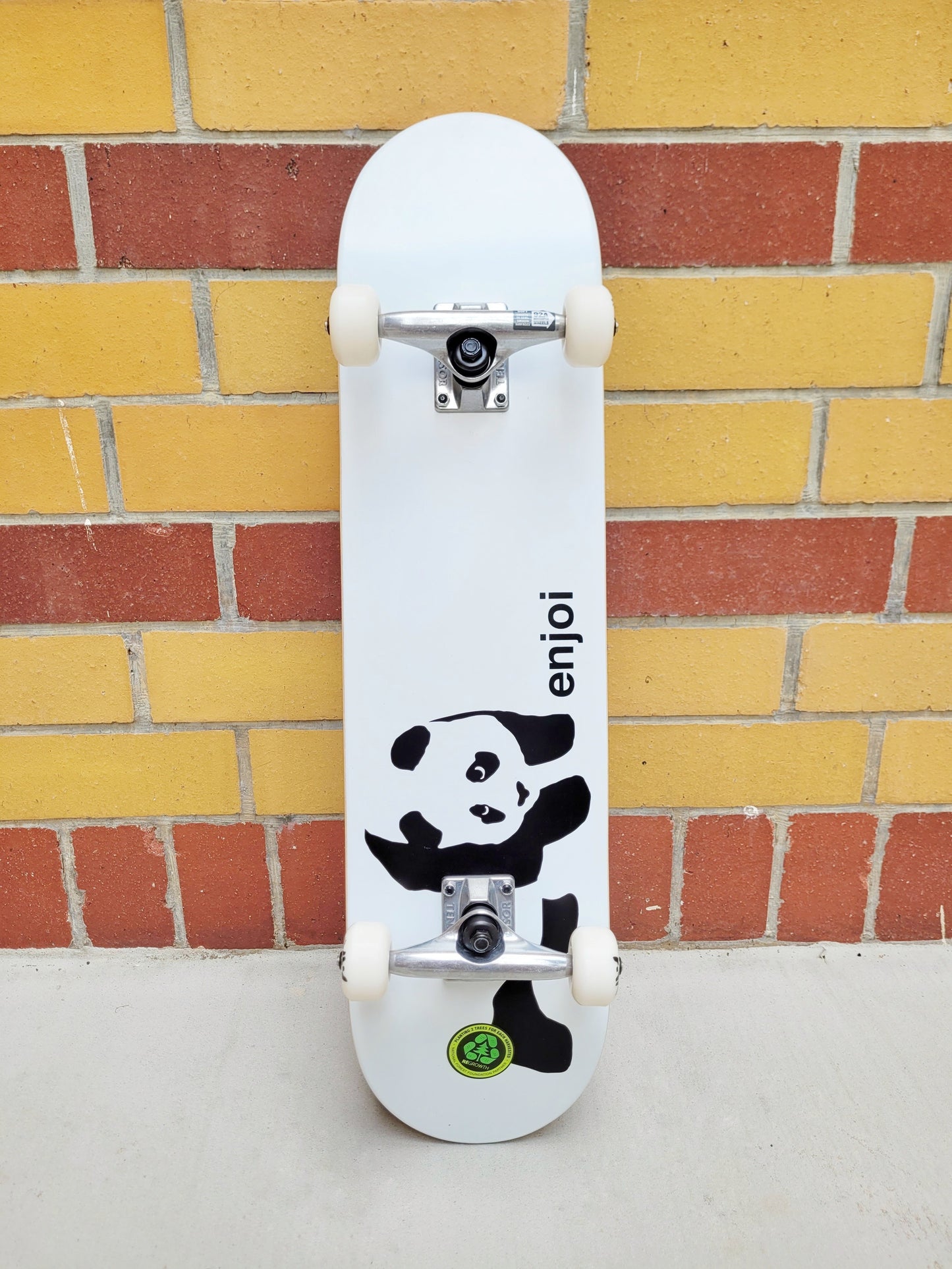 Enjoi Whitey Panda Skateboard - SkatebruhSG Singapore Skateshop