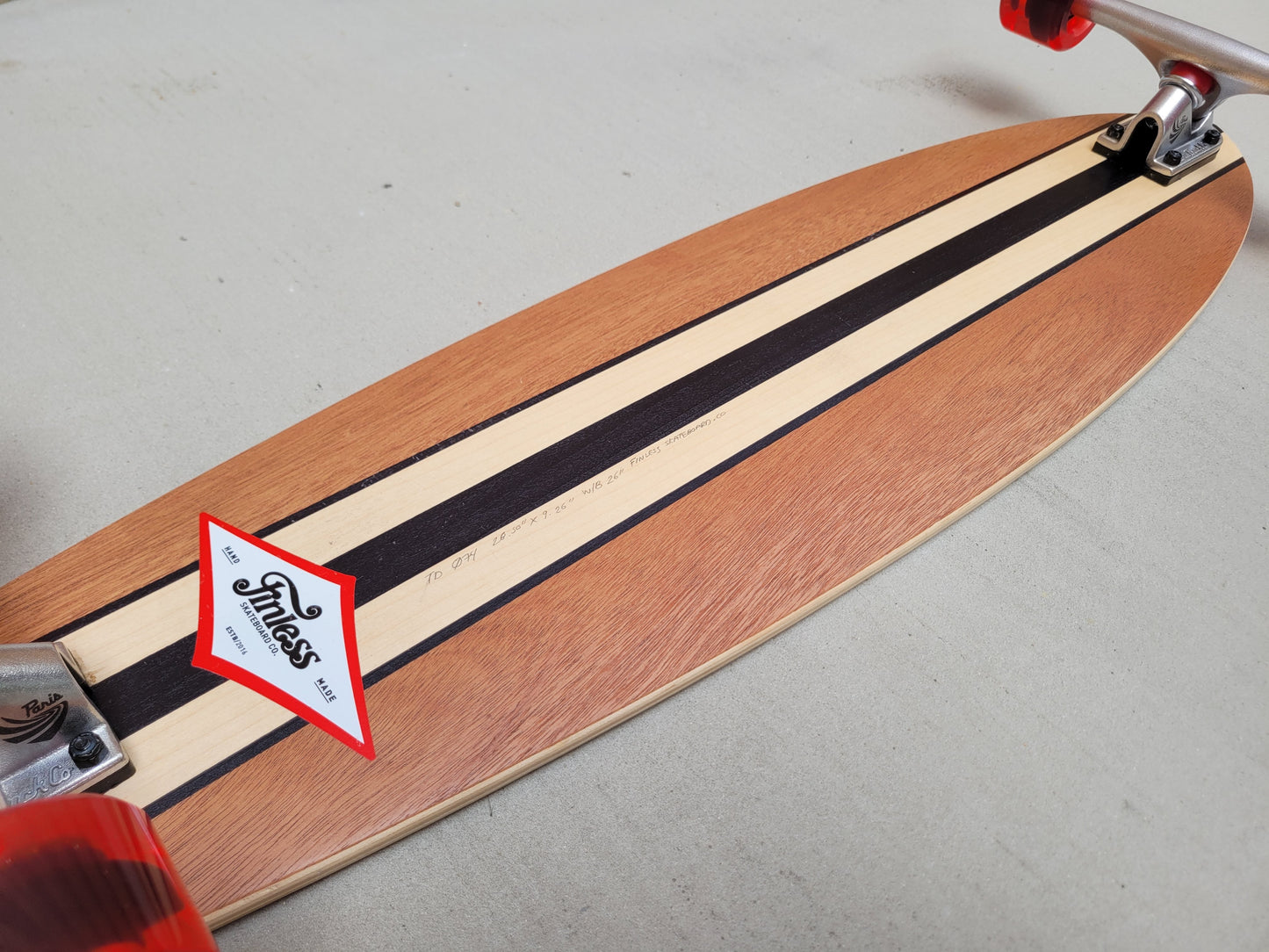 Finless 'The Duke' Handmade Longboard - SkatebruhSG Singapore Skateshop