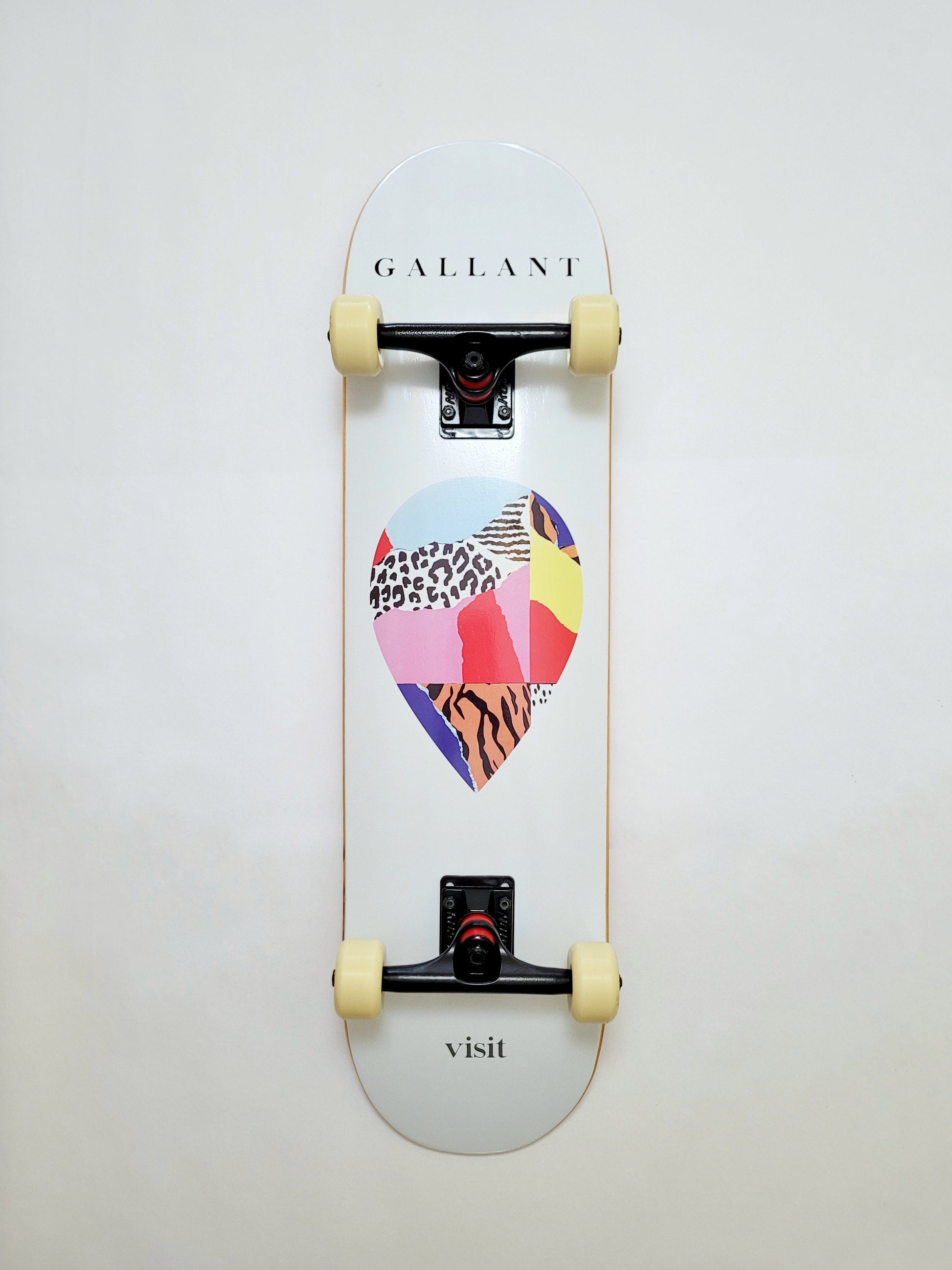 Gallant Scrap Logo Visit Skateboard - SkatebruhSG