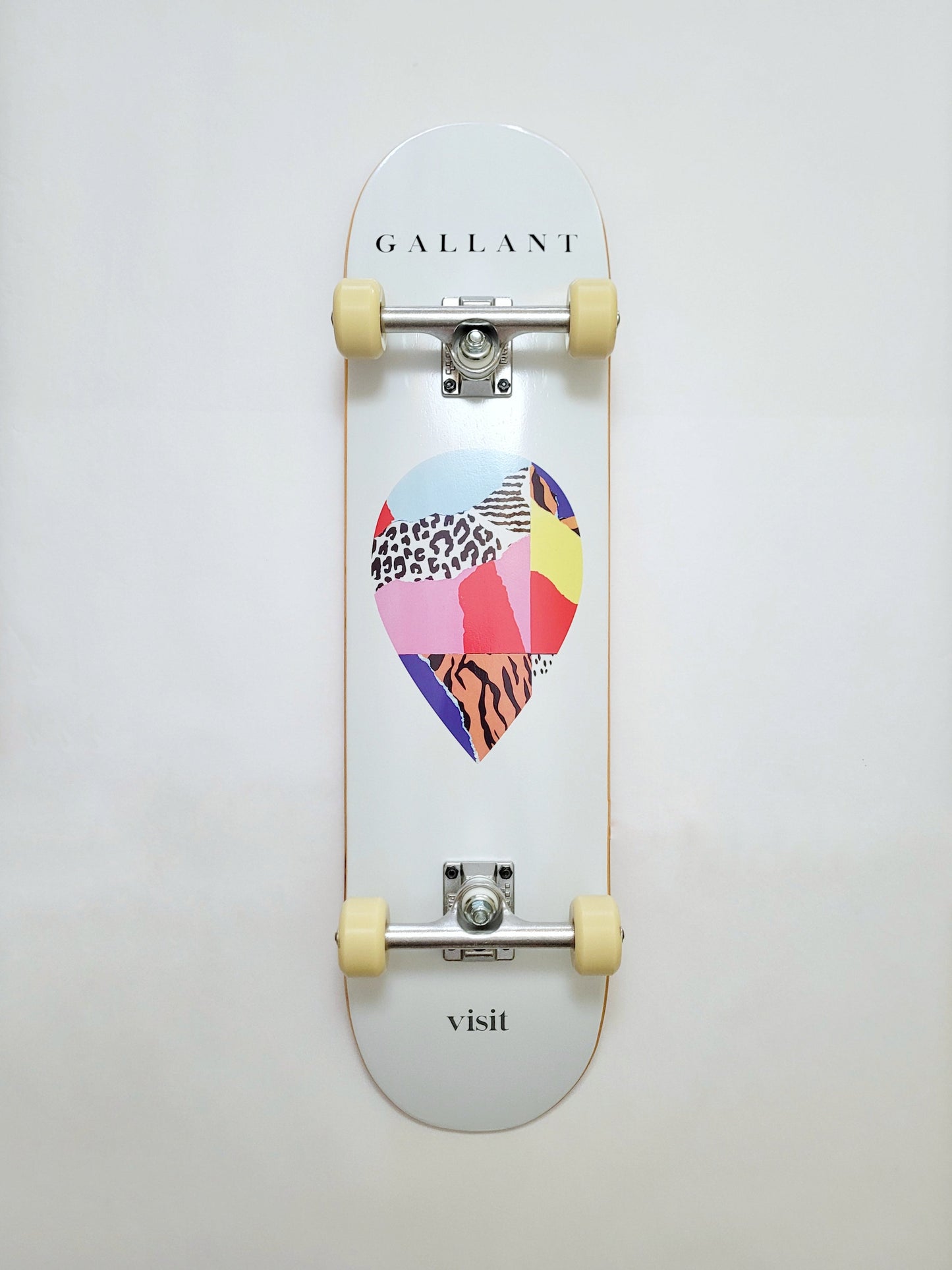 Gallant Scrap Logo Visit Skateboard - SkatebruhSG