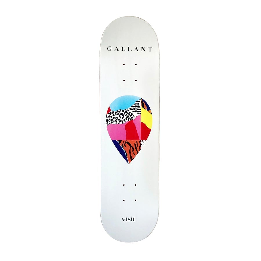Gallant Scrap Logo Visit Skateboarding Deck - Custom Skateboard Builder - SkatebruhSG