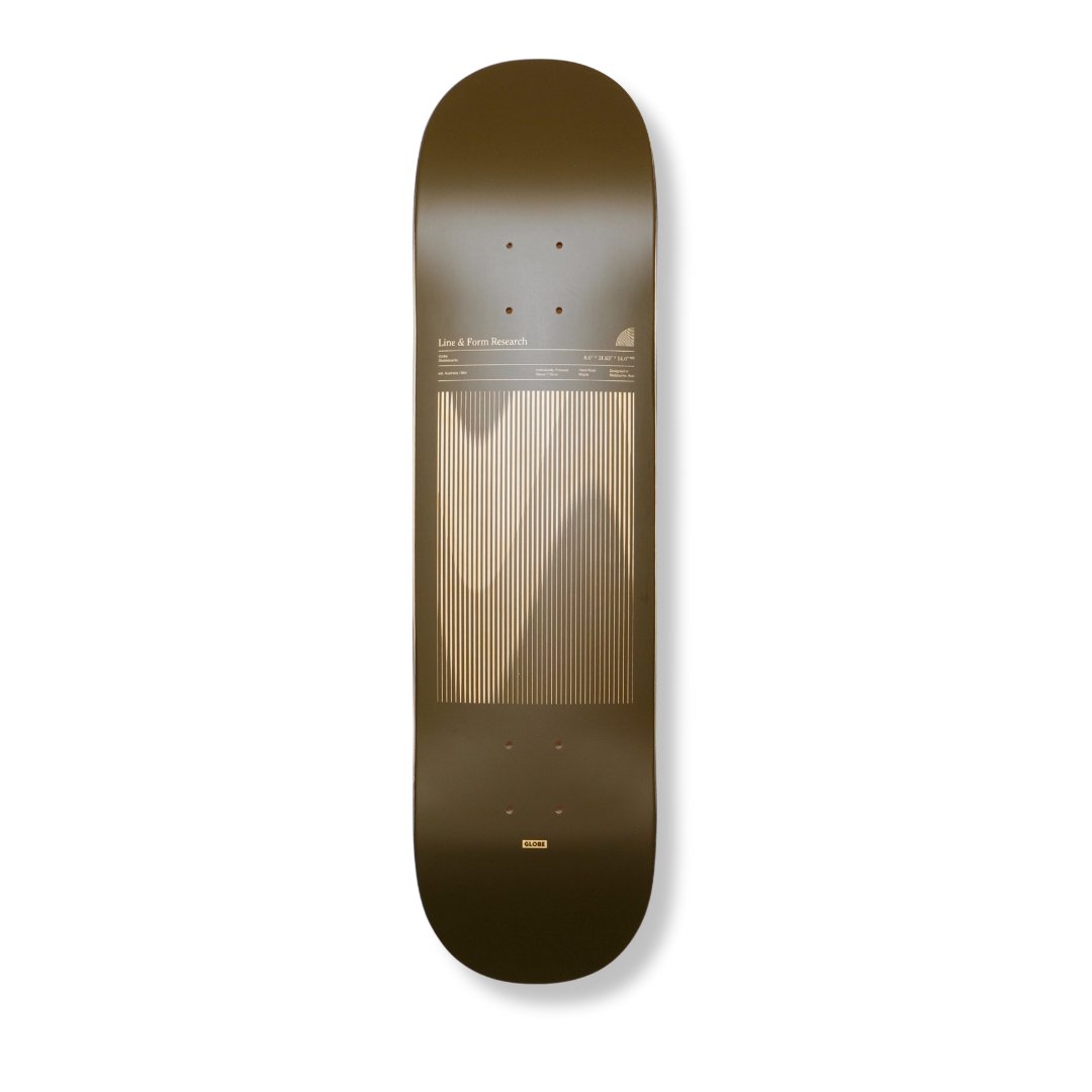 Globe G1 Lineform Olive skateboard deck - SkatebruhSG
