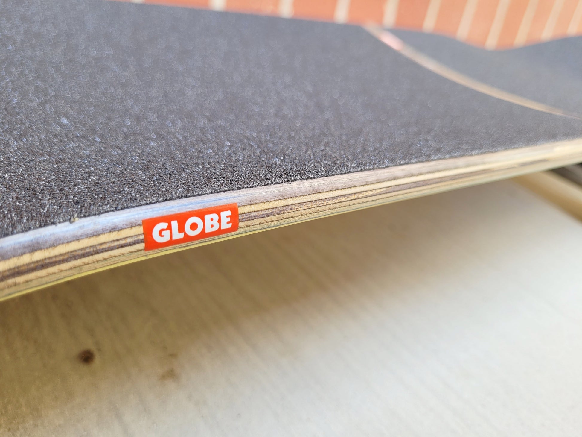 Globe 'In Flames' Holo Flood Skateboard - SkatebruhSG Singapore Skateshop