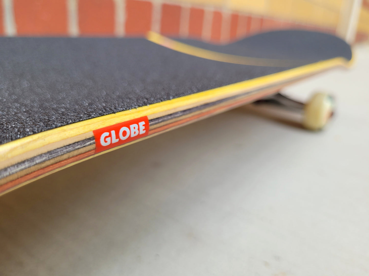 Globe 'In Flames' Holo Quake Skateboard - SkatebruhSG Singapore Skateshop