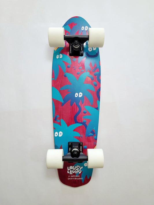 Inpeddo X Lousy Livin Palm eyes Cruiser Board - SkatebruhSG
