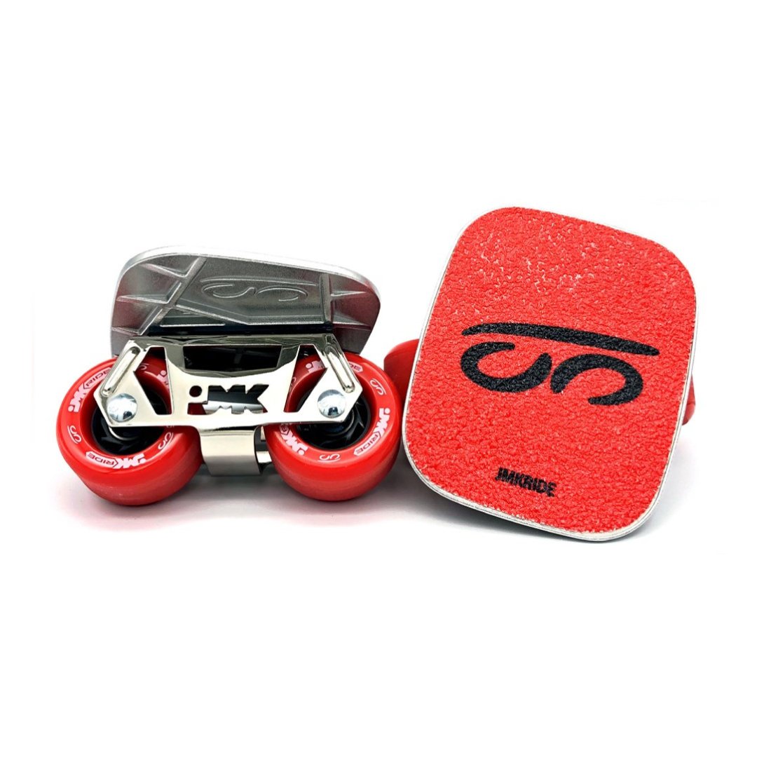 JMK RIDE Blaze Red Black Logo Freeskates – SkatebruhSG