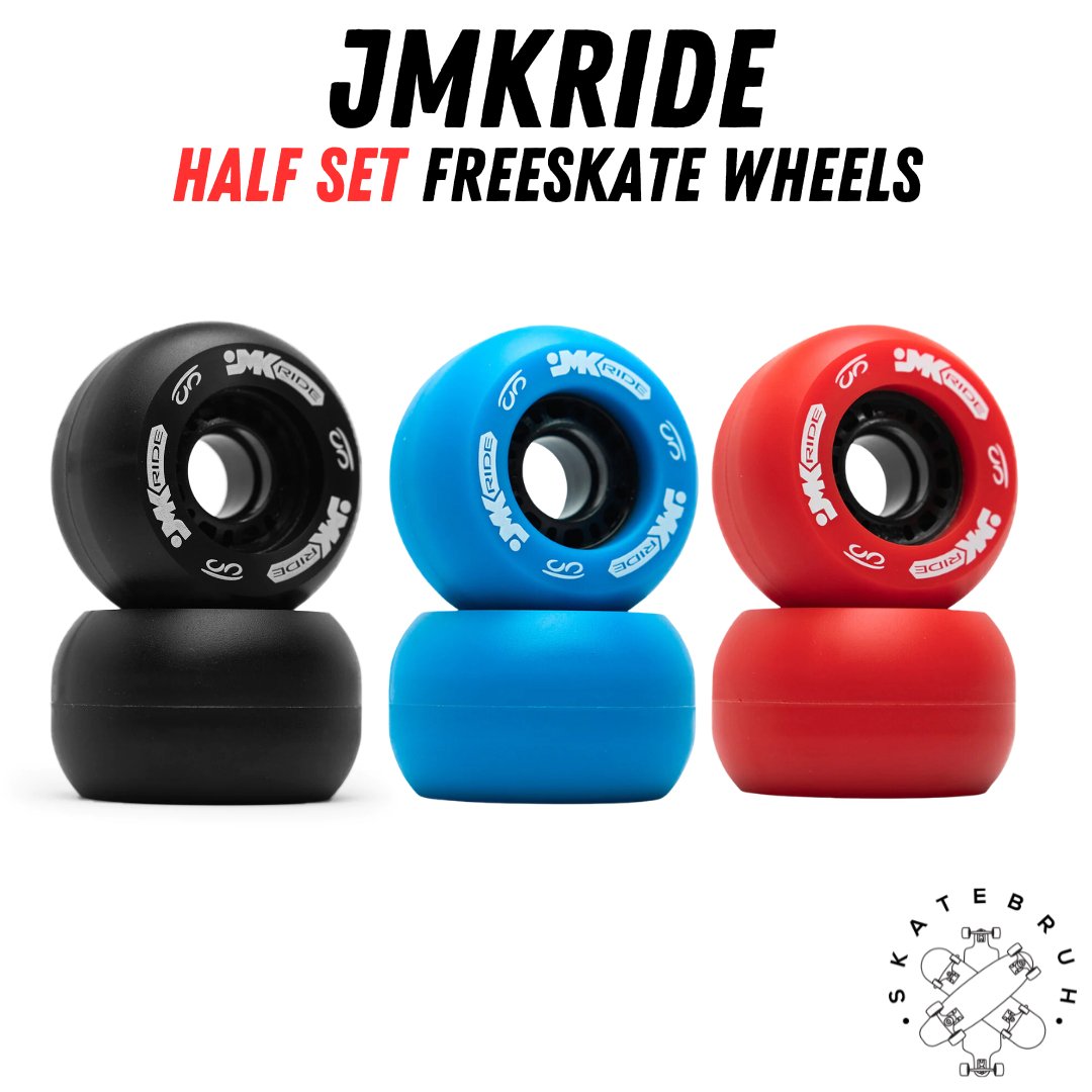 JMKRIDE Freeskate Wheels - set of 2 (Half Set) - SkatebruhSG