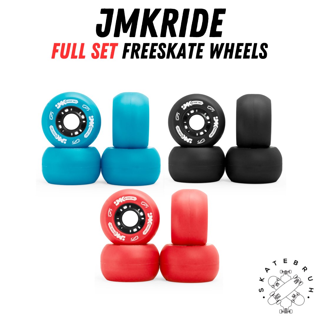 JMKRIDE Freeskate Wheels - set of 4 (Full Set) – Skatebruh Skate Shop