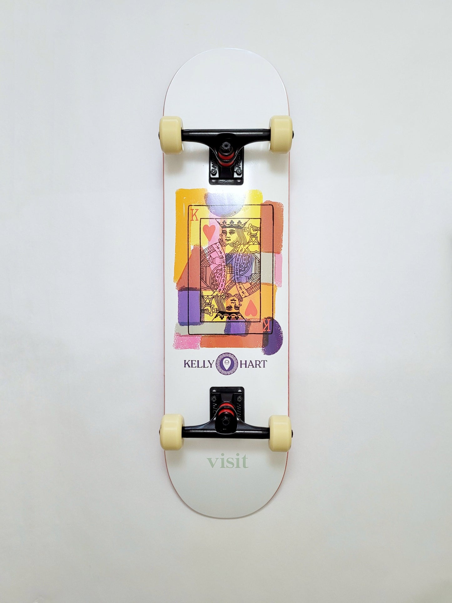 King of Harts Remix Visit Skateboard - SkatebruhSG