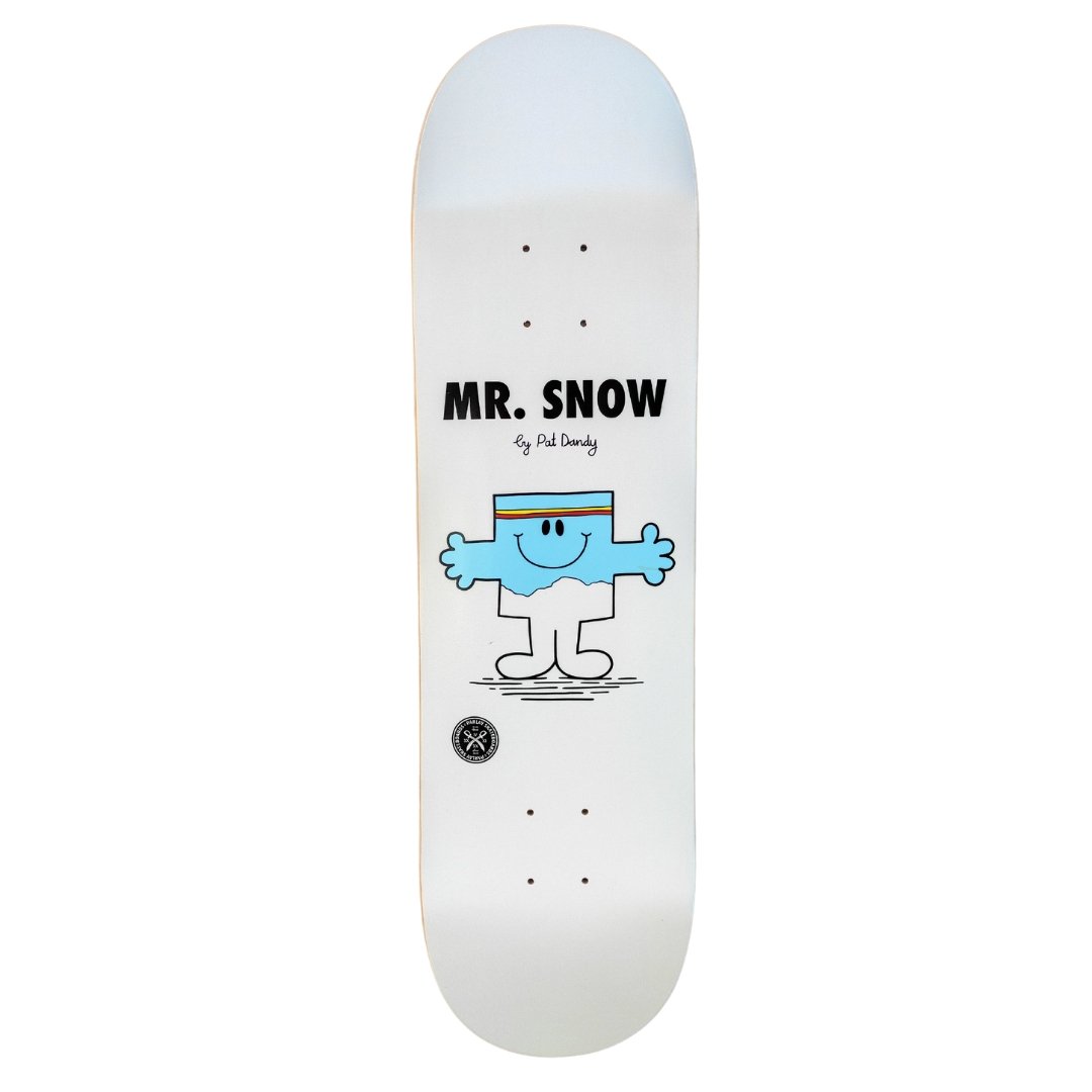 Parlay Mr Snow Glow 8.25" skateboard deck - SkatebruhSG Singapore Skateshop