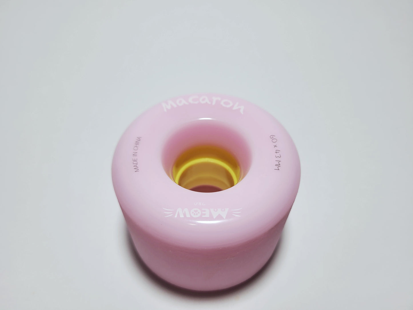 Pink Rebirth Macaron longboard / cruiser board wheels - SkatebruhSG