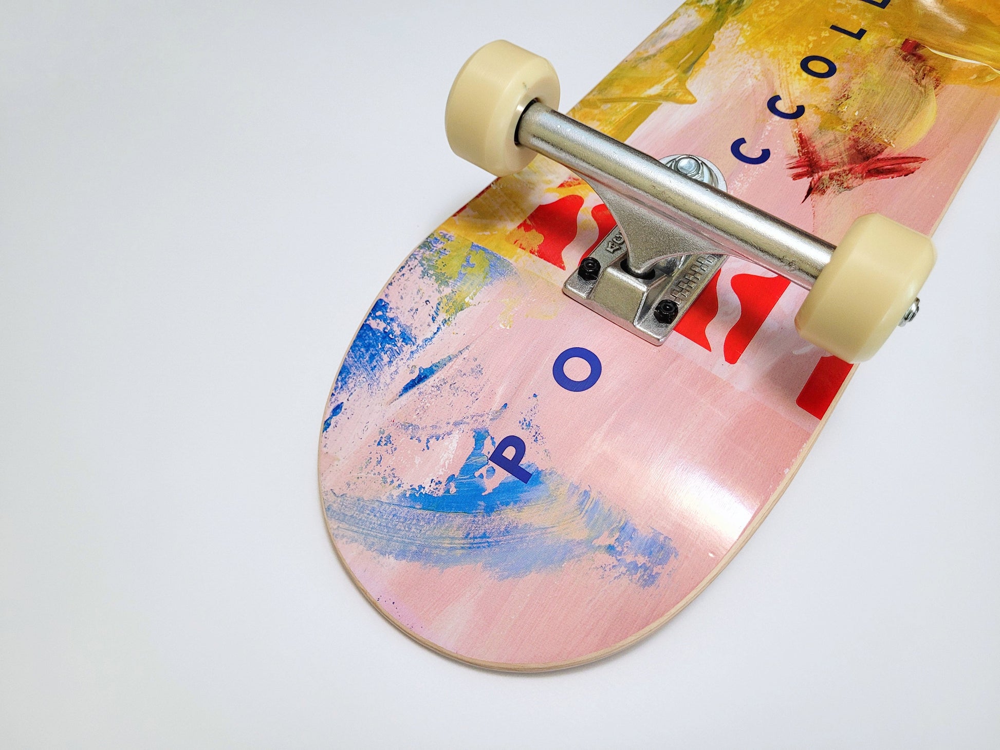 Poetic Collective 'Expression Pink' skateboard - SkatebruhSG