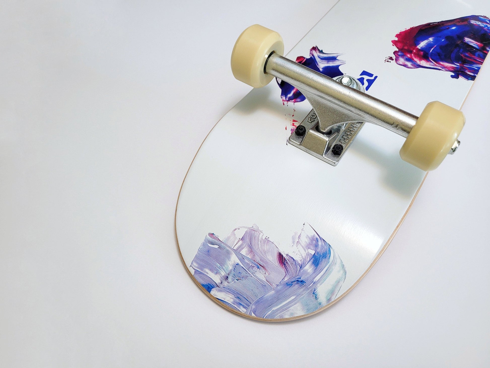 Poetic Collective 'Palette Blue' skateboard - SkatebruhSG