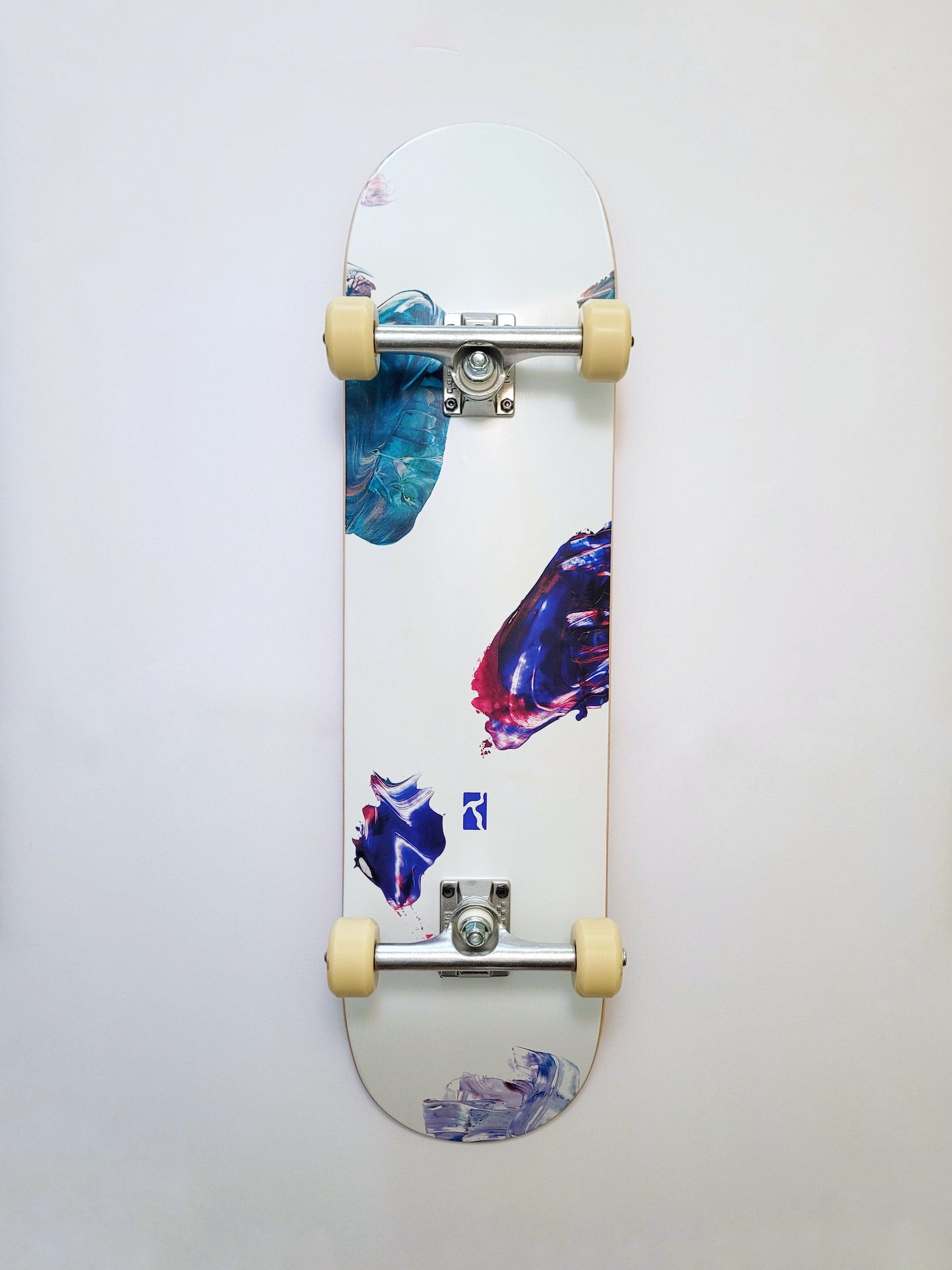 Poetic Collective 'Palette Blue' skateboard - SkatebruhSG