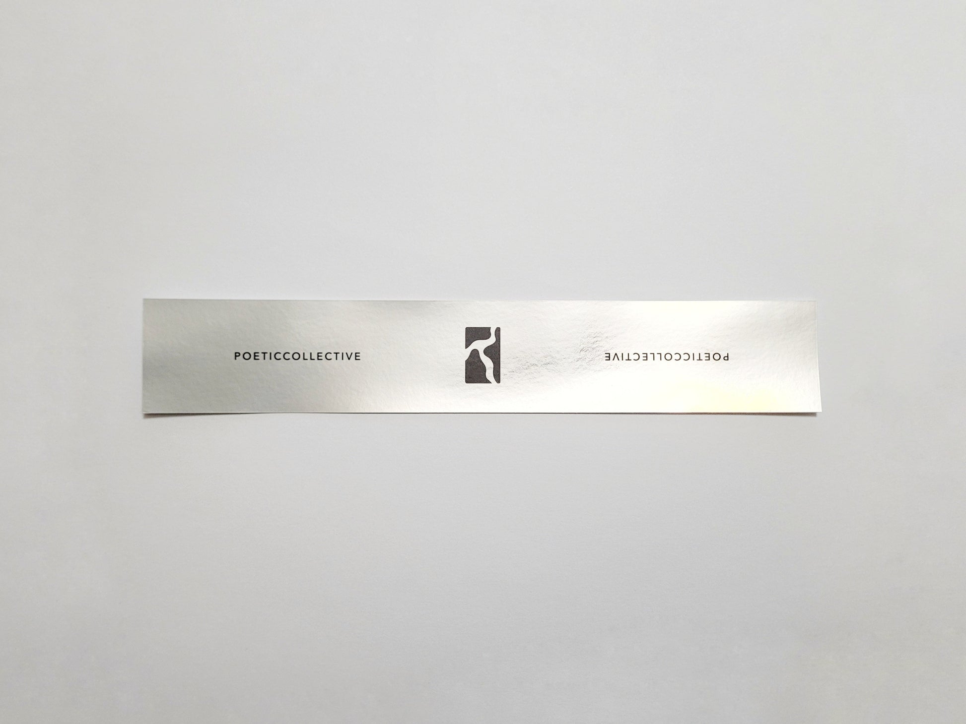 Poetic Collective Silver foil sticker - SkatebruhSG