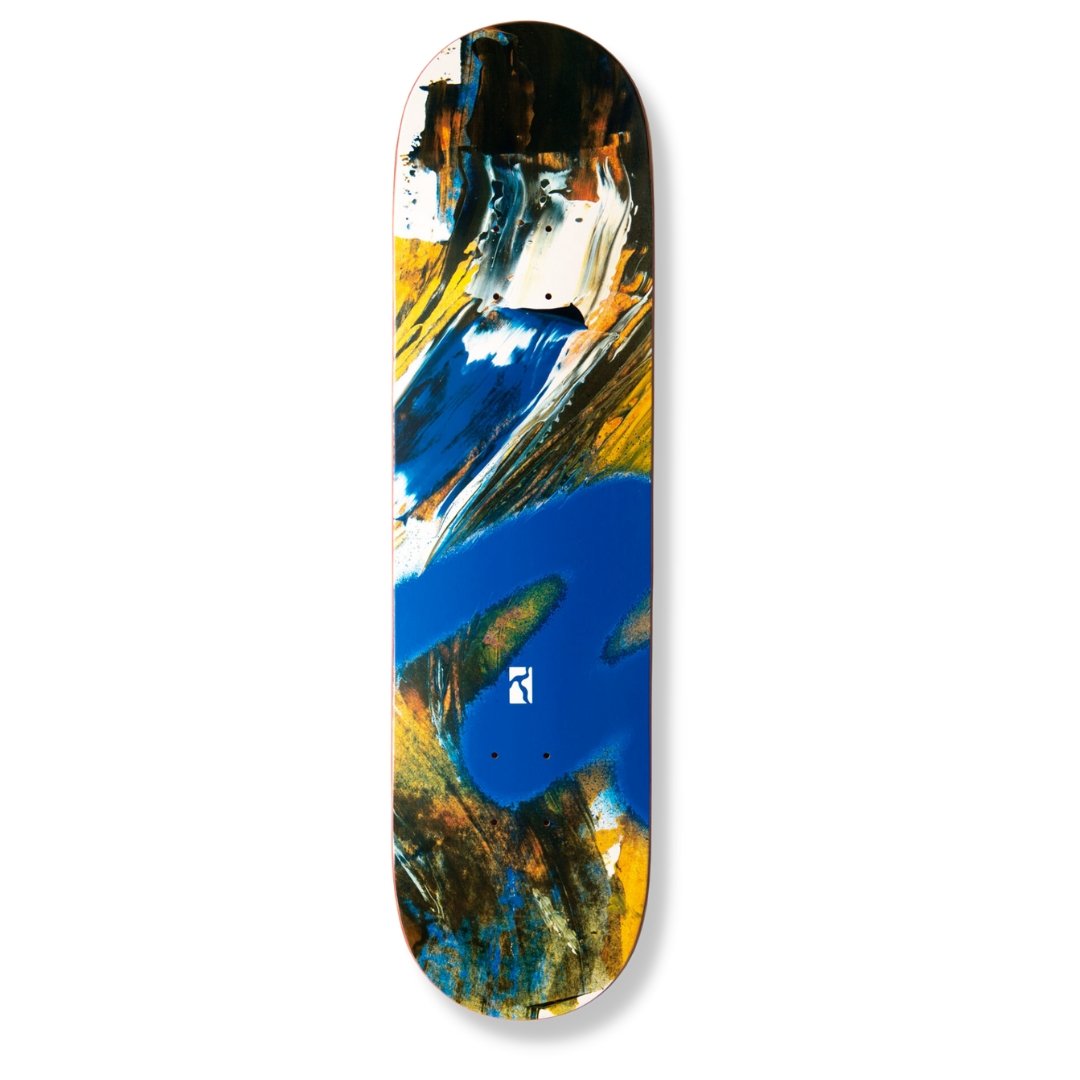 Poetic Spray Wave 'Middle' Skateboard Deck - SkatebruhSG