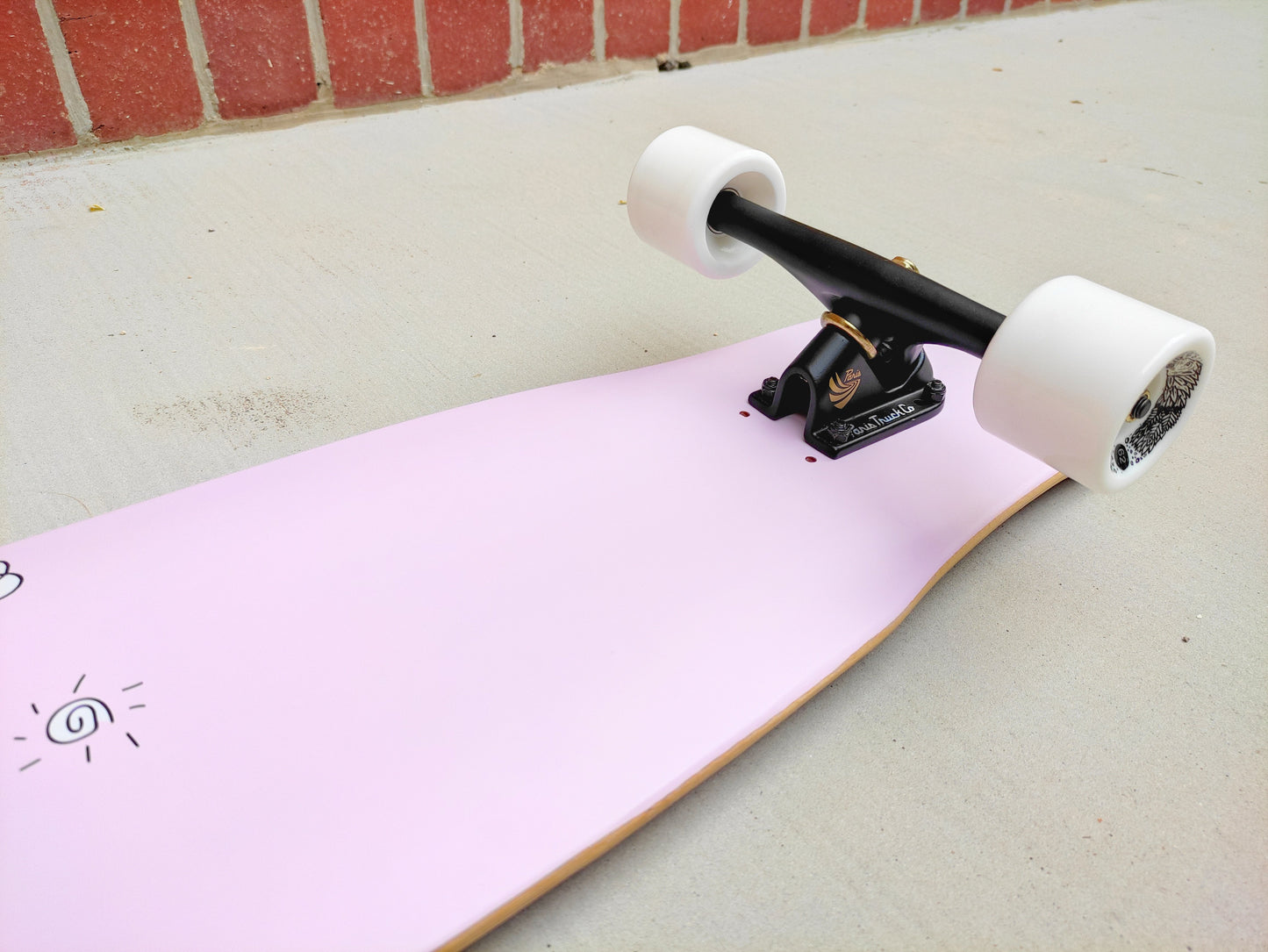 Rebirth 44.5" Candy Series Pink longboard - SkatebruhSG Singapore Skateshop