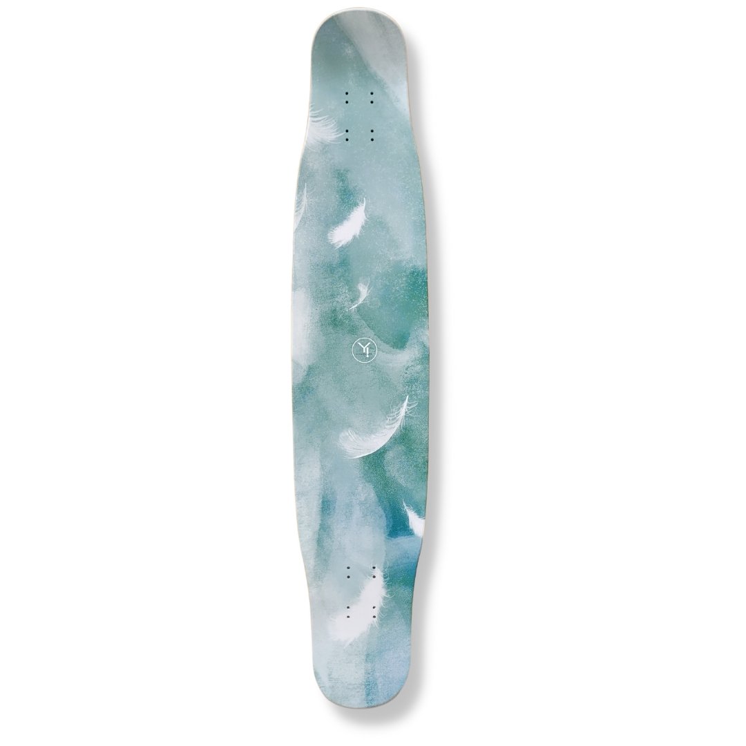 Rebirth 44.5" Feather Series Green Longboard deck - SkatebruhSG