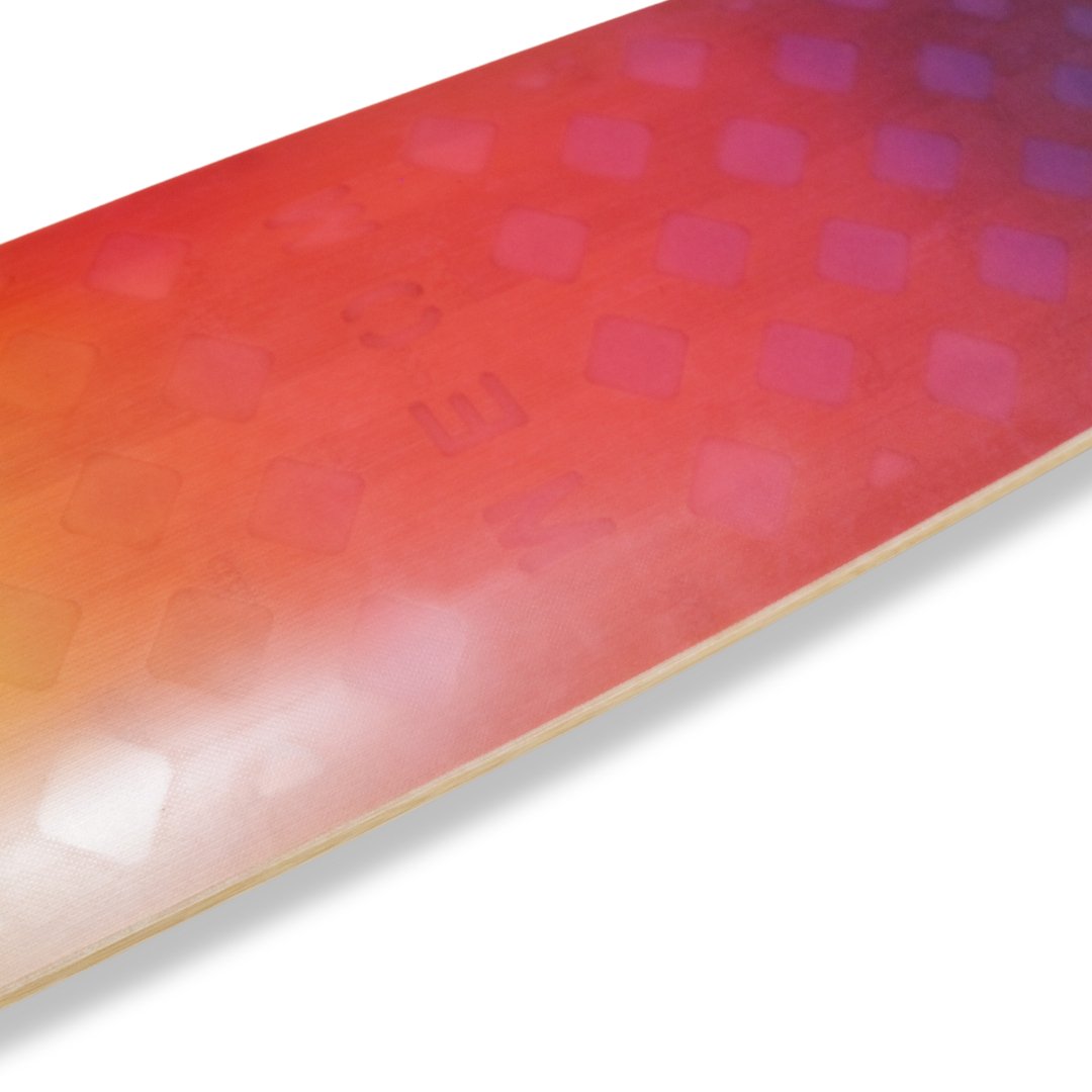 Rebirth 44.5" Hollow Diamond Cut Longboard deck - SkatebruhSG
