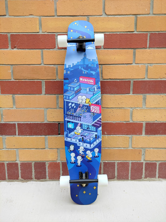 Rebirth 44.5" Skate Warehouse longboard - SkatebruhSG Singapore Skateshop