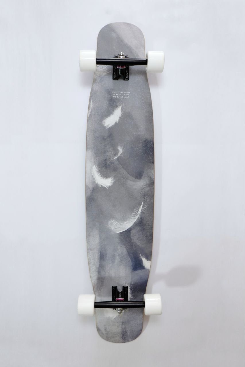 Rebirth Koston Grey Feather longboard - SkatebruhSG