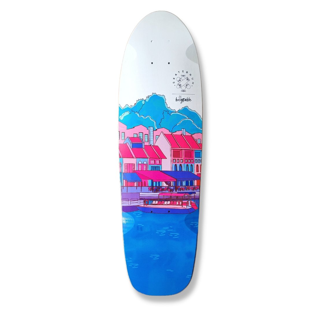 Skatebruh Clarke Quay Cruiser deck - SkatebruhSG