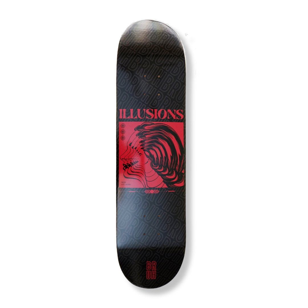 Skatebruh Illusions skateboard skateboard deck - Custom Skateboard Builder - SkatebruhSG