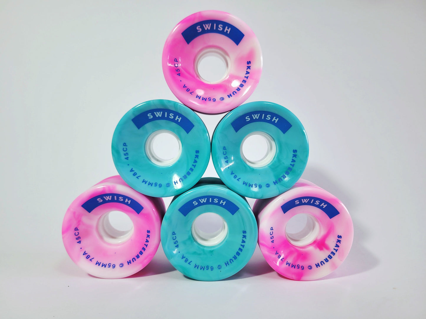 Skatebruh Raspberry Blizzard Swish Longboard Wheels - Custom Longboard Builder - SkatebruhSG