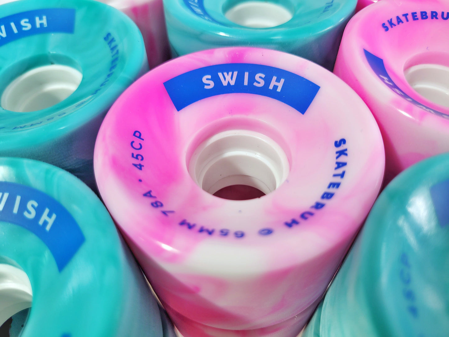 Skatebruh Raspberry Blizzard Swish Longboard Wheels - Custom Longboard Builder - SkatebruhSG