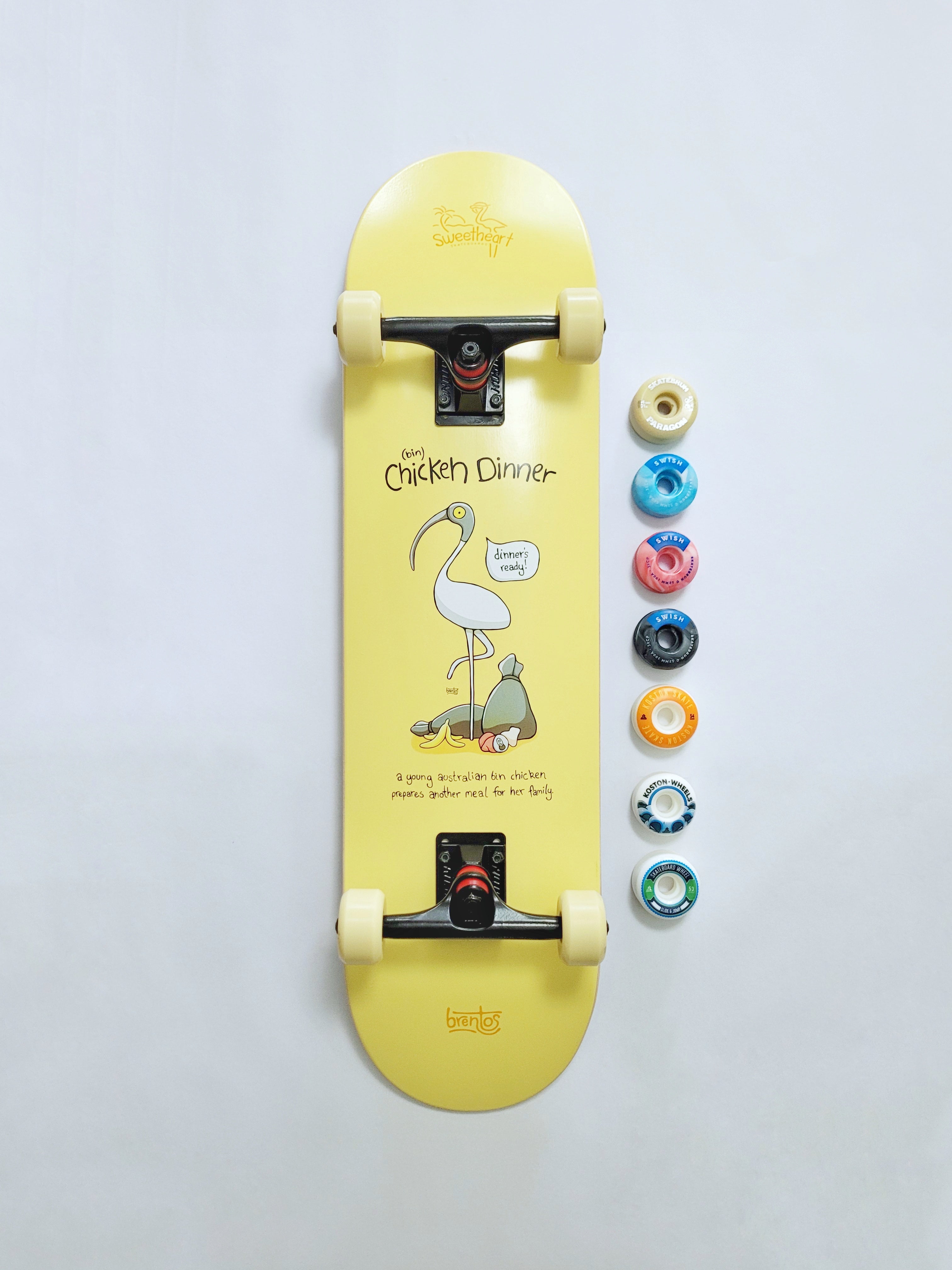 Chicken dinner outlet skateboard