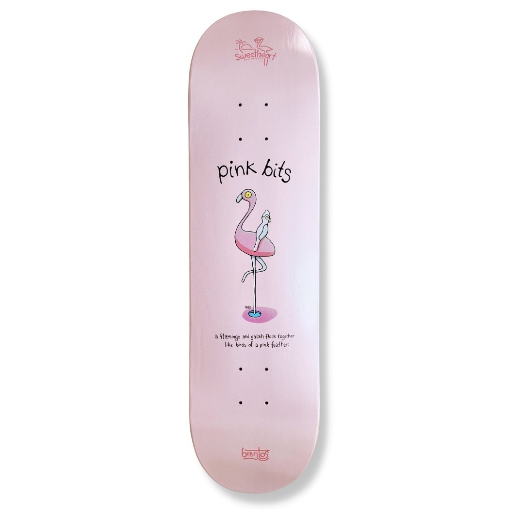 Sweetheart Flamingo 8.25" skateboard deck - Custom Skateboard Builder - SkatebruhSG