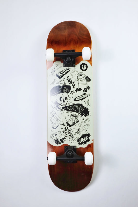 Uber DIY Brown Skateboard - SkatebruhSG