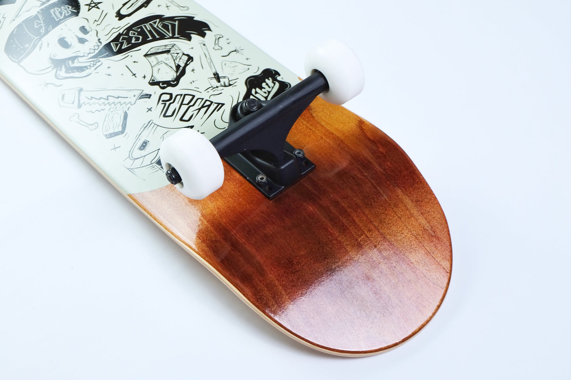 Uber DIY Brown Skateboard - SkatebruhSG